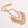 European Exaggerated Big Brand Ornament Environment-friendly Alloy Waterdrop Nec