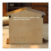 House Shape Storage Rack Table Decoration