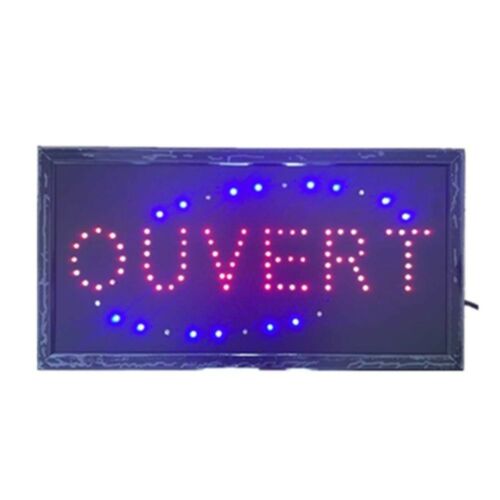 Neon Lights LED Animated Open Sign Customers Attractive Sign 220V France