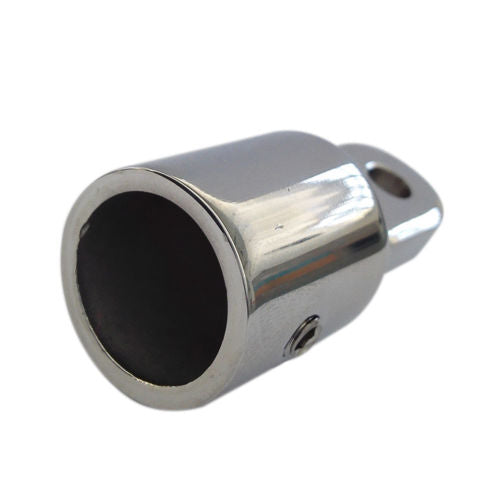 2PCS Eye End Cap Bimini Top Fitting Hardware 7/8'' 316 Marine Stainless Steel