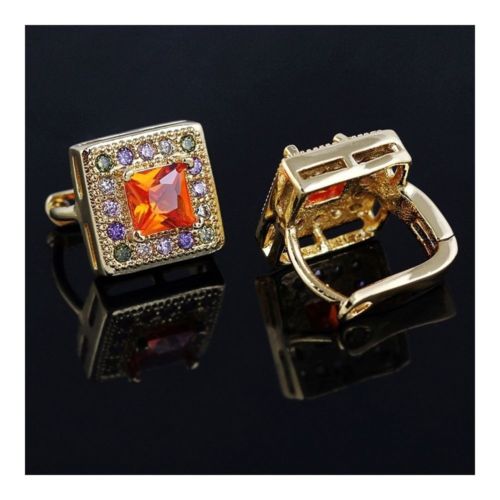 Colorful Zircon Diamanted Earrings