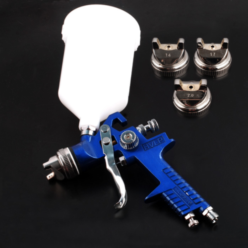 Air Paint Spray Gun HVLP 1.4 1.7 2.0MM Sprayer Gravity Feed Auto Painting