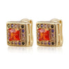 Colorful Zircon Diamanted Earrings