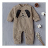 Infant Baby Boy Girl Thick Warm Rompers One-pieces Puppy Pattern 0-1-2 years old