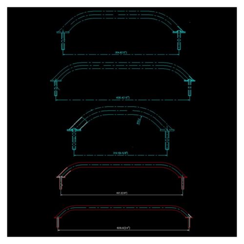 Marine Hatch Grab Handle Door Stainless Steel Yacht    3054S