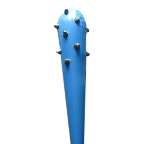Large Spiked Club Spiked Bat Nail-hammer Hammer Inflatable Toy sky blue