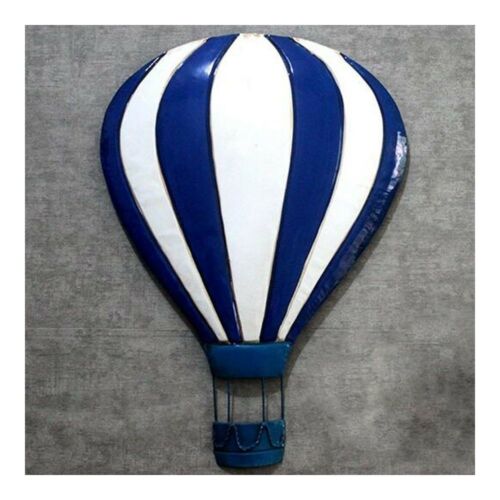 Iron Baloon Wall Hanging Decoration America Village   blue+white