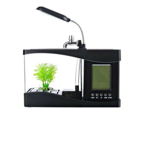 Creative multi-function USB mini aquarium fish tank LED lamp Pen small goldfish