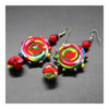 Cloth Style Long Earrings Creative Costume Knot