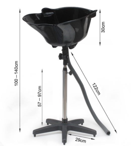 Hair Wash Basin Salon 5 Point Base MOBILE