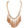 European Exaggerated Big Brand Ornament Environment-friendly Alloy Waterdrop Nec