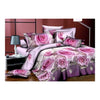 3D Flower Bed Quilt/Duvet Sheet Cover 4PC Set Cotton Sanded 007