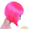 Bobo Hair Cap Wig Anime Pink Cosplay