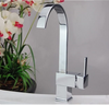 Rotative Wasserfall Küchen Armatur Chrom Messing 30cm