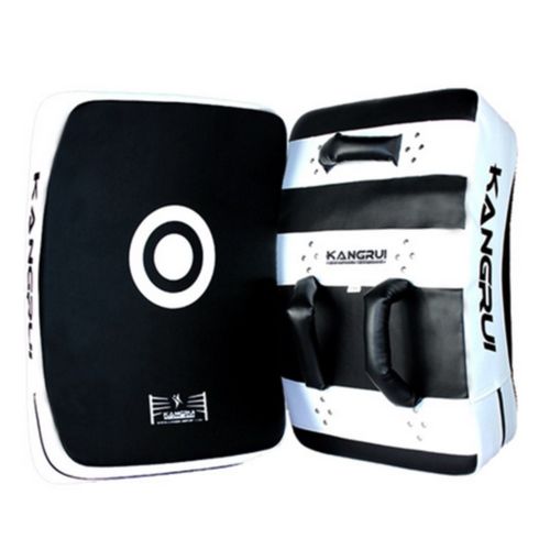 Taekwondo Free Combat Black White Kick Target