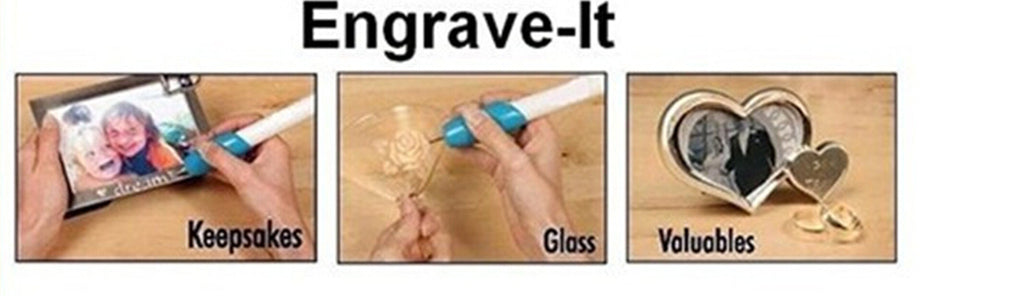 Mini DIY Electric Engraving Pen Etching Jewellery Glass Wood Metal Plastic with Cordless Battery - Mega Save Wholesale & Retail - 3