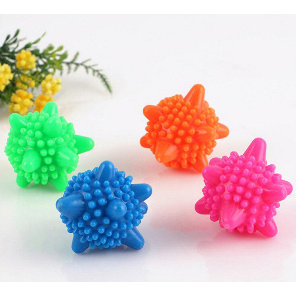 4pc Magnetic Laundry Washing Ball with random colour For machine wash and dry Fabric Softener & Fresh - Mega Save Wholesale & Retail - 1