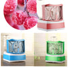 Summer Icy Hot new creative snowman humidification fan Blue - Mega Save Wholesale & Retail - 4