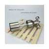 304 stainless steel rudder-shaped tube mill Pepper Mill restaurant kitchen faucet Tools  8inch - Mega Save Wholesale & Retail