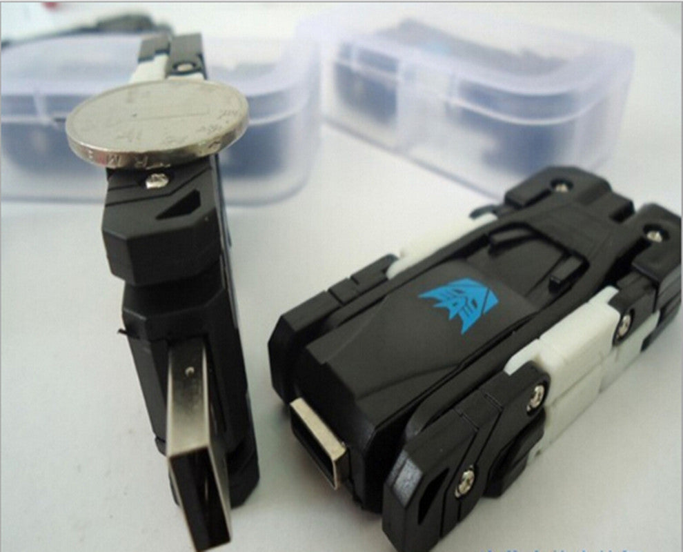 Transformer USB Flash Memory Drive Pen Stick U-Disk 4GB/8GB/16GB/32GB USB 2.0 4G White - Mega Save Wholesale & Retail - 2