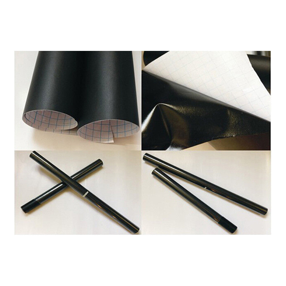 Chalk Board Sticker Wall Black Board Blackboard Vinyl Wall Sticker 45x200cm 5 Chalks - Mega Save Wholesale & Retail - 3