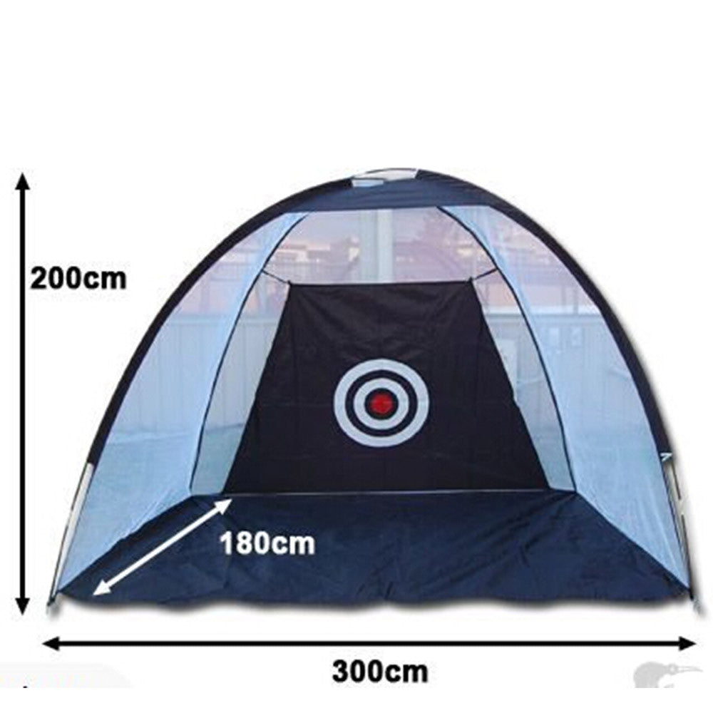 2M Golf Net Practice  Exercises Driving Chipping Soccer Cricket + Mat + 10balls Black - Mega Save Wholesale & Retail - 4