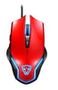 Emitting gaming mouse F61 notebook desktop mouse licensed cafe Cable year replacement ADS Red - Mega Save Wholesale & Retail - 1