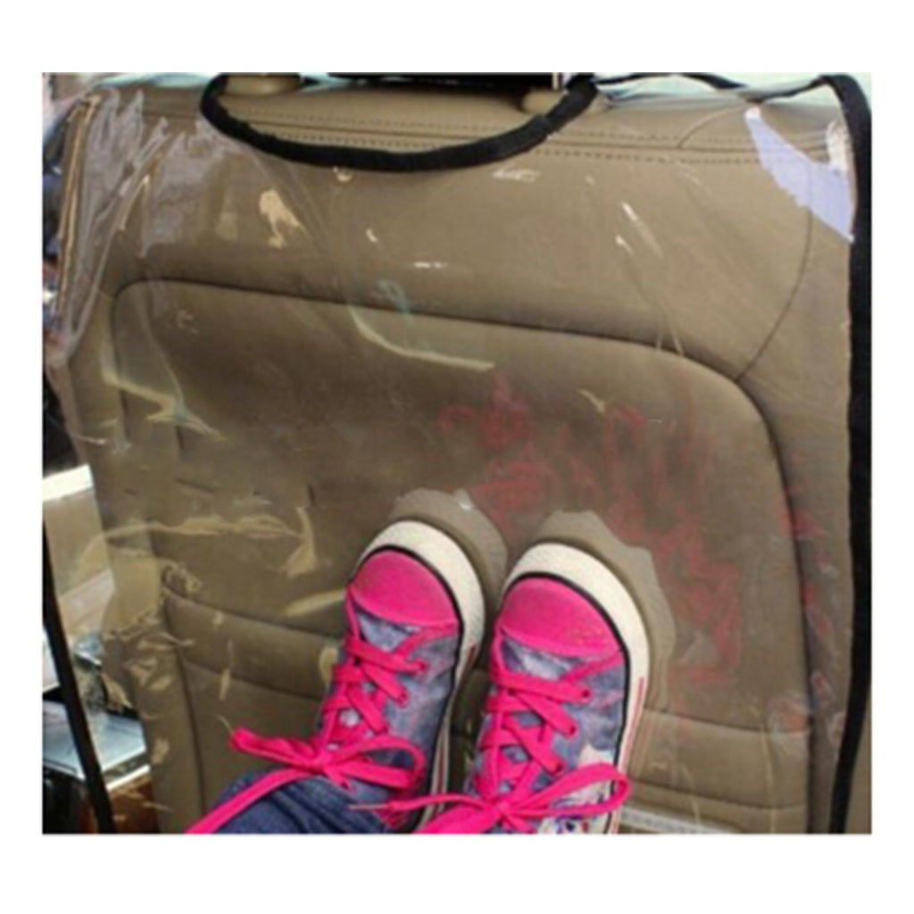 children's car chair protective cover back protector infant's mat agaist kicking, wearing and dirtiness   black side - Mega Save Wholesale & Retail - 2