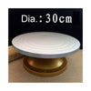 Bakeware cream cake Biaohua turntable turntable rotation steel table Decorating Decorating frame 30 CM - Mega Save Wholesale & Retail