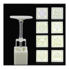 Square Shape Moon Cake Pastry Mold Hand Pressure 30g One Barrel 8 Flower piece baking mold for Mid-Autumn - Mega Save Wholesale & Retail