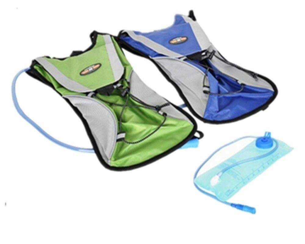 2 LITRE HYDRATION PACK/BACKPACK BAG RUNNING/CYCLING WITH WATER BLADDER & STRAW