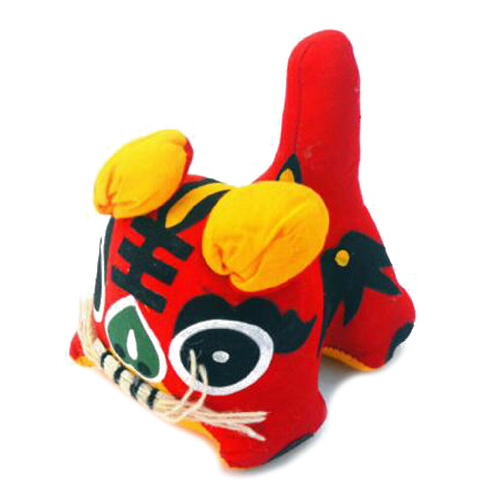 Home Decoration Chinese Style Cloth Tiger Table Decoration Gift