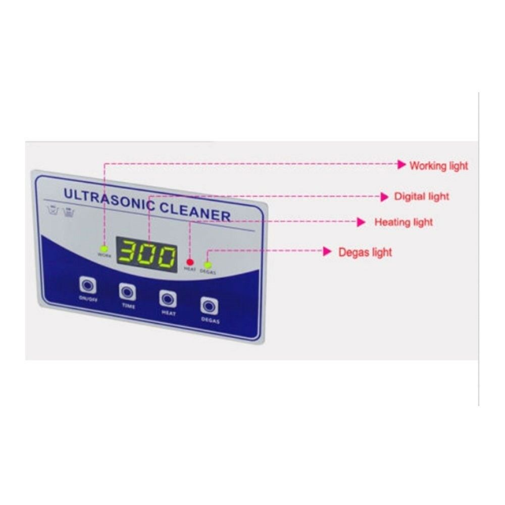 2.0L Professional Digital Ultrasonic Cleaner Machine with Timer Heated 110V/220V