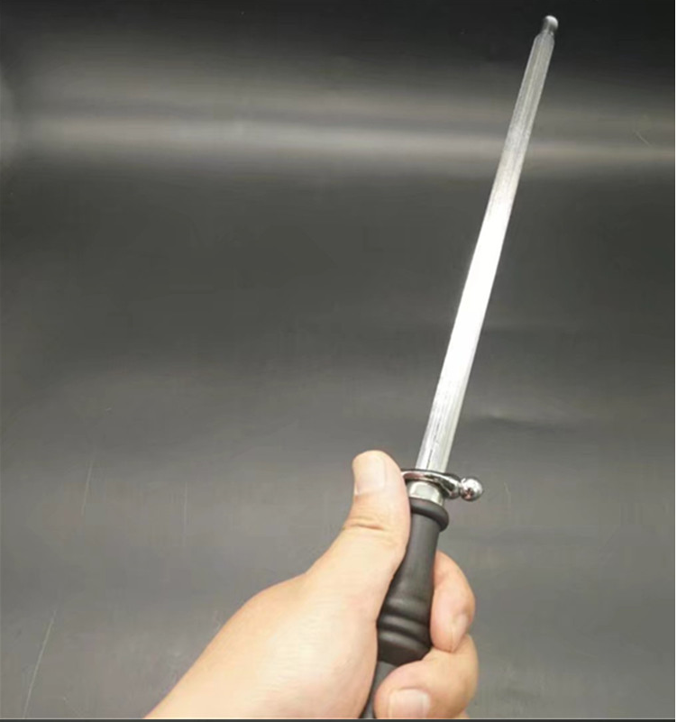12-inch 43 cm Acero Inoxidable Afilador Varilla