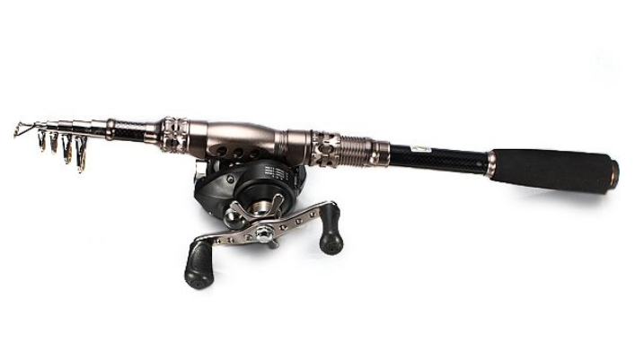 1.8M 5.9Ft Telescopic Fishing Rod Spinning Fishing Pole