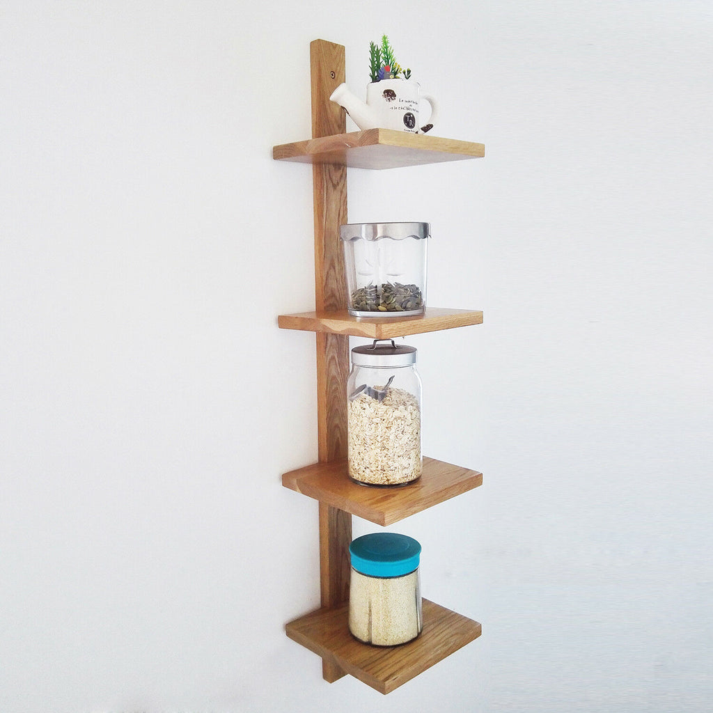 cd aufbewahrung wand Rustikales Holz CD/DVD Display Aufbewahrung 4 Ebenen Wand Befestigung