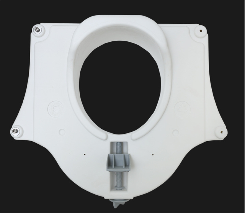 Medical Deluxe Elevated Raised Toilet Seat with Removable Padded Arms