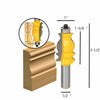 1/2" Shank Crown Molding Router Bit Ceiling Lace Tongue and Groove Slotting Tool
