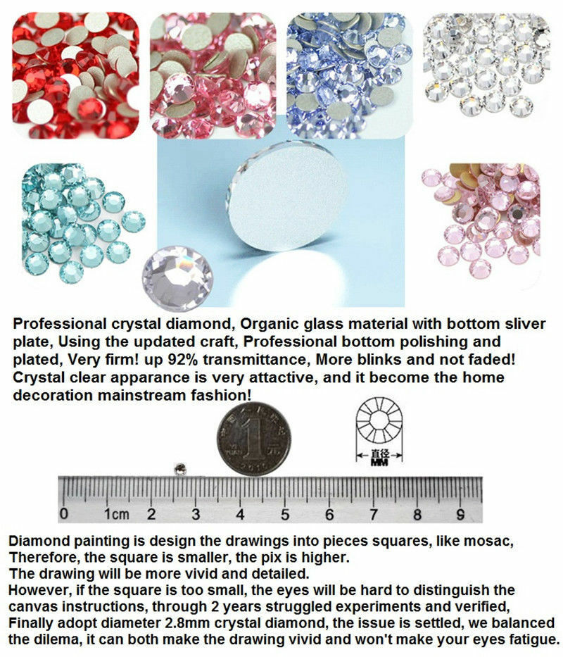 5D Crystal round diamond paste diamond drill diamond drill stick painting