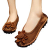 Suede Gommino Causal Women Thin Shoes  golden camel