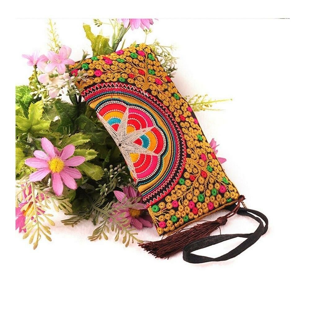 Yunnan National Handbag Coin Case Mobile Phone Bag Comestic Bag Embroidery Bag