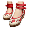 Old Beijing Cloth Shoes Plum Blossom Increased within   red