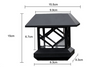LED Solar Outdoor Light Post Cap Garden Fence