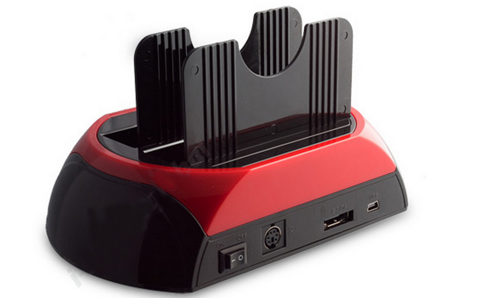 2.5"3.5" Dual Slots USB 3.0 SATA IDE HDD Docking Station Hard Drive Card Reader
