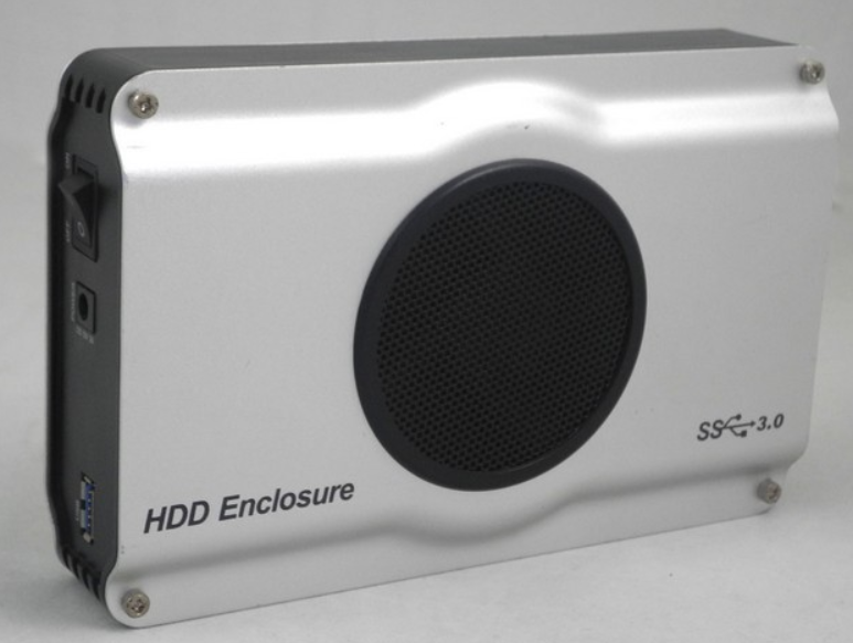 USB 3.0 3.5"/2.5" SATA HDD Enclosure Case with Big Fan