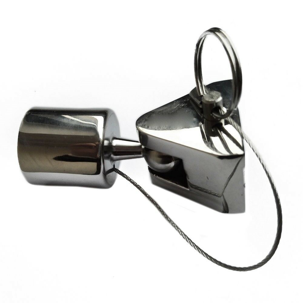 Stainless Steel Rotatable Top Cap with Deck Bracket Marine Hardware 22mm