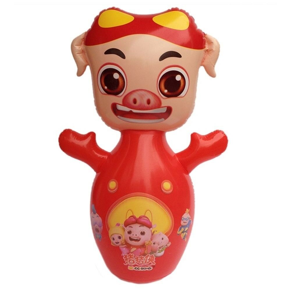 Inflatable Toy 90cm Large Tumbler Thick Cartoon    pig chivalry