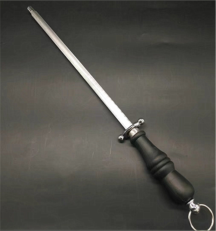 12-inch 43 cm Acero Inoxidable Afilador Varilla