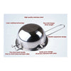 stainless steel chocolate melting pot impermeable Heat the butter melt melting