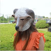Goat Head Mask Rubber Latex Animal Costume Full head Mask Halloween Costume Fanc